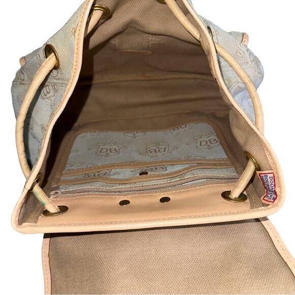 Vintage DOONEY & BOURKE Canyon Canvas and Leather Small Daypack/ Backpack - Picture 8 of 13